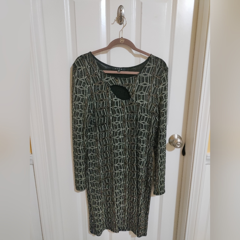 Glitter Cocktail Dress **Figure Flattering"